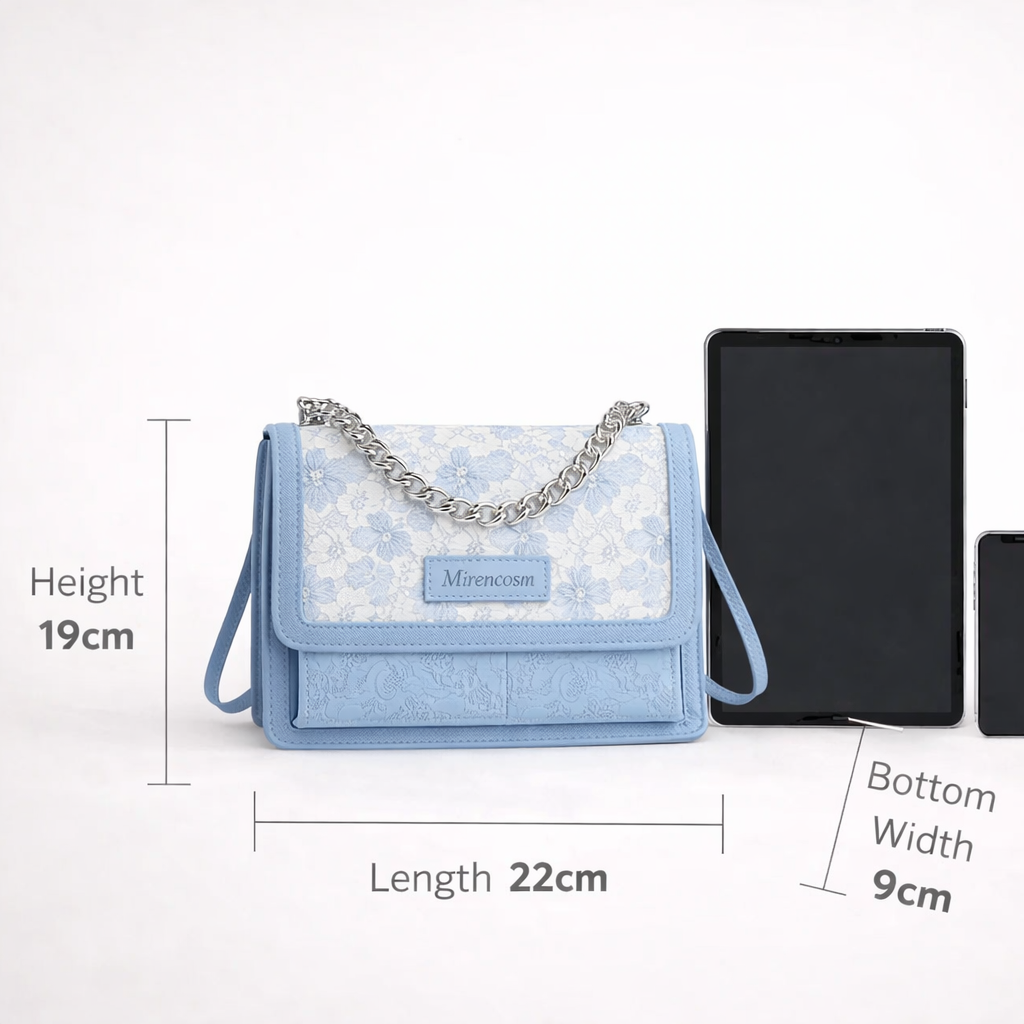 Goizean Women's Crossbody Bag – Lace Flap Shoulder Bag