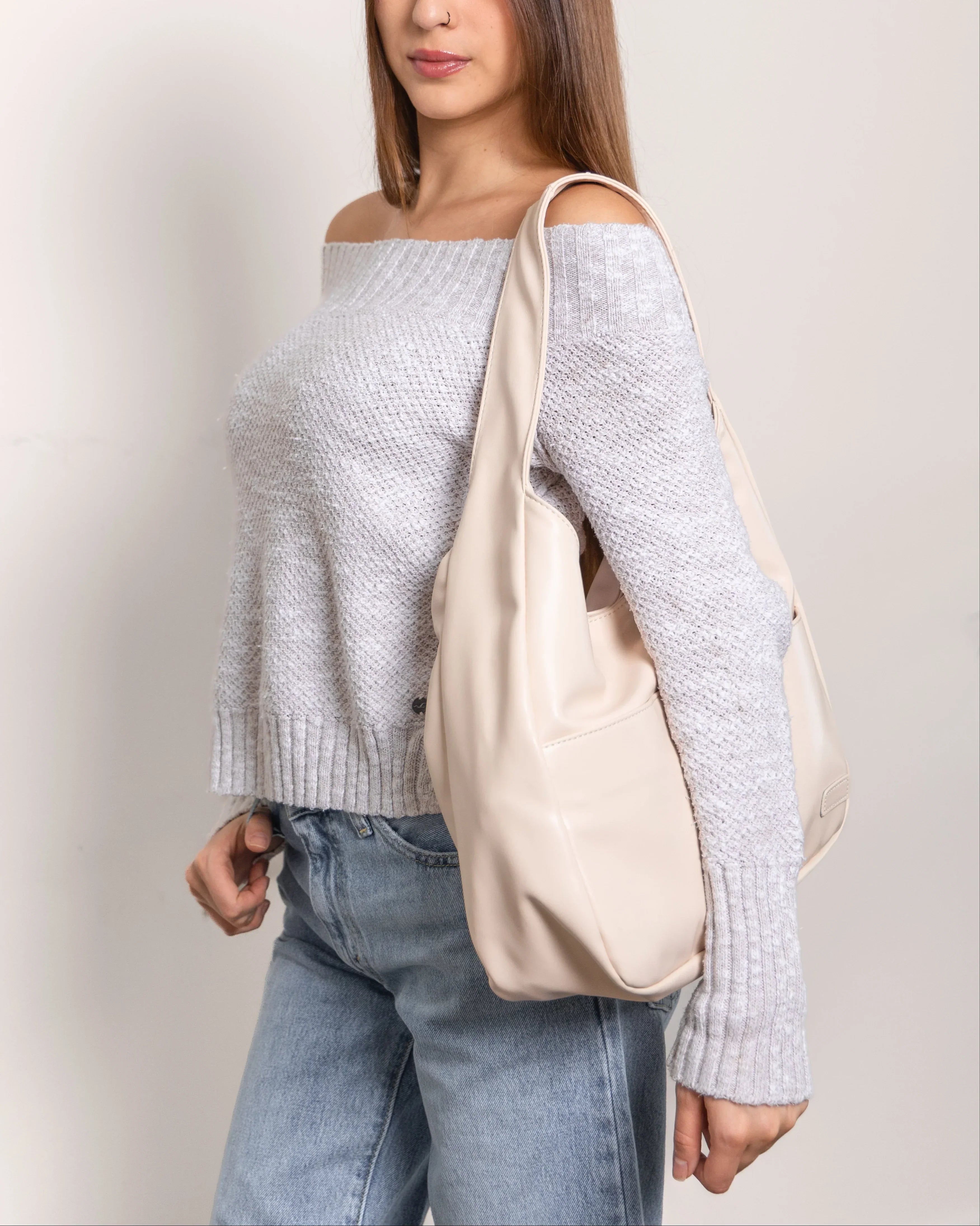 Premium PU Leather Tote Bag – Stylish, Spacious, and Durable