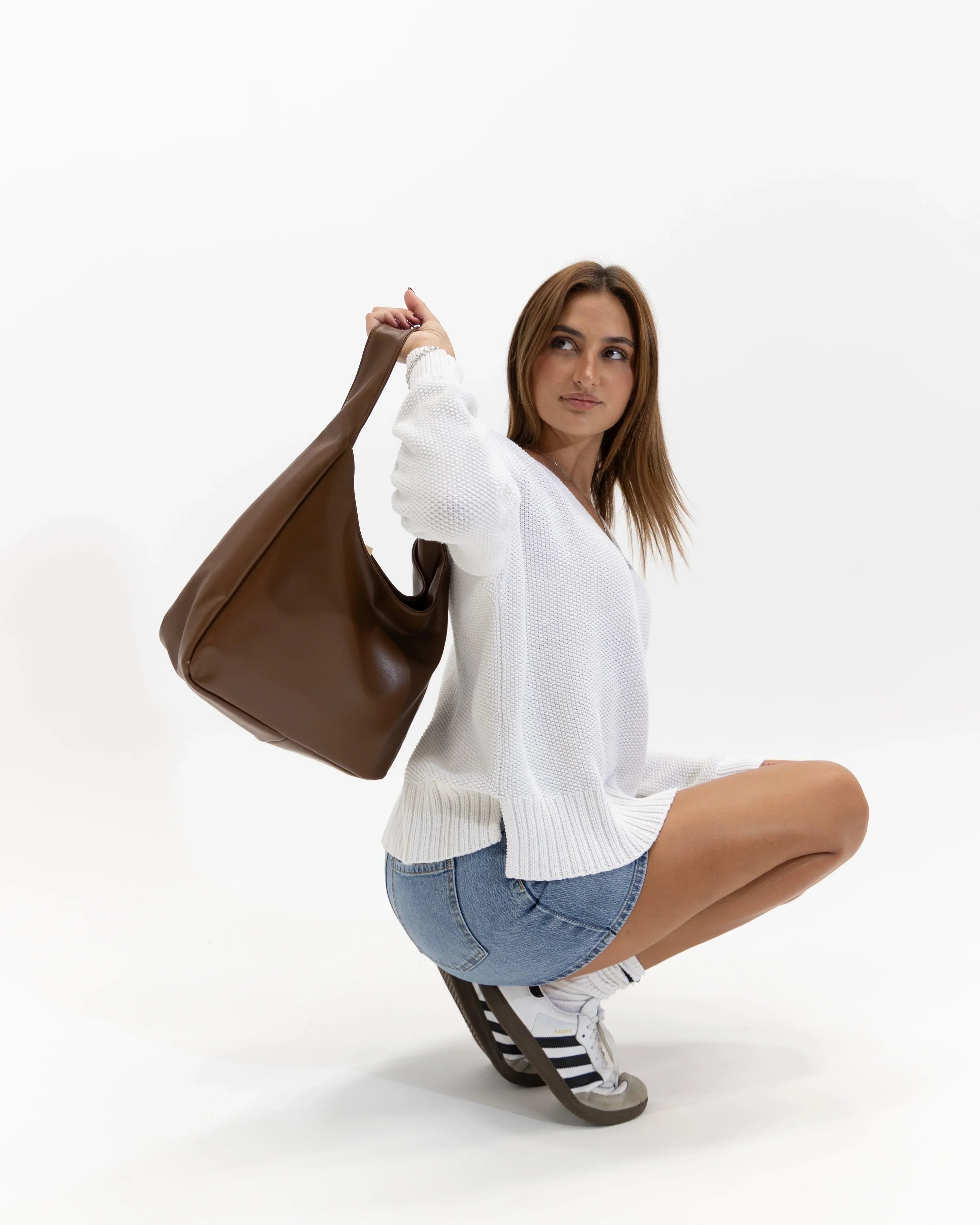Premium PU Leather Tote Bag – Stylish, Spacious, and Durable