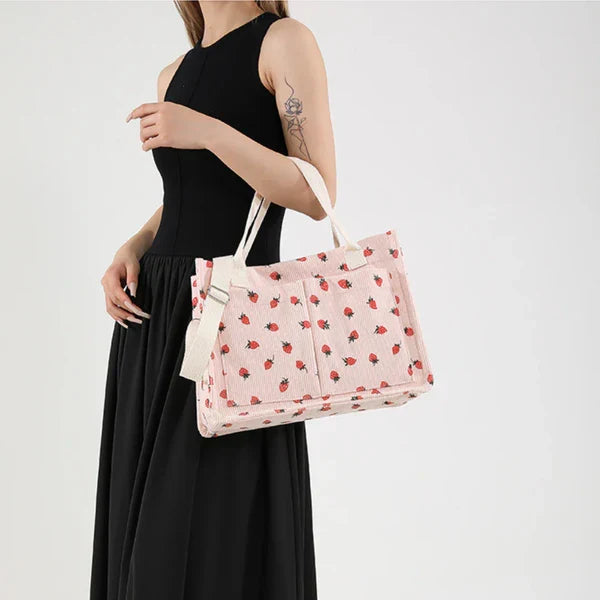 Oversized Printed Tote Bag