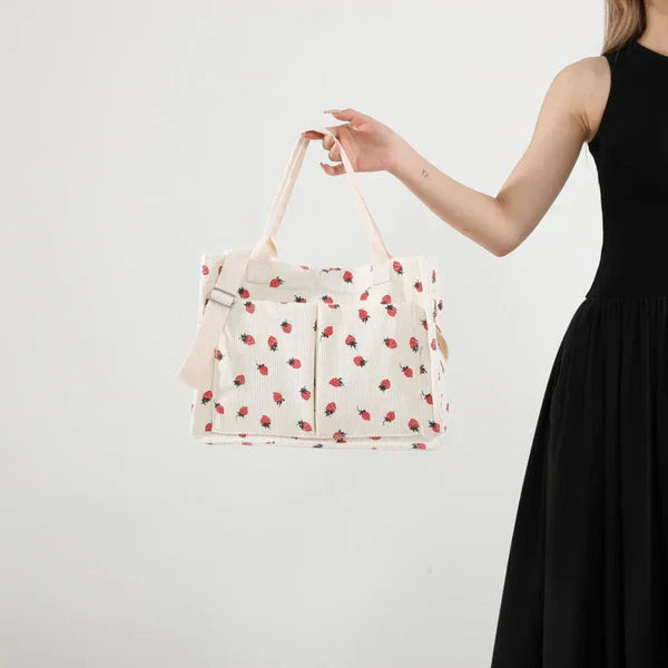 Oversized Printed Tote Bag