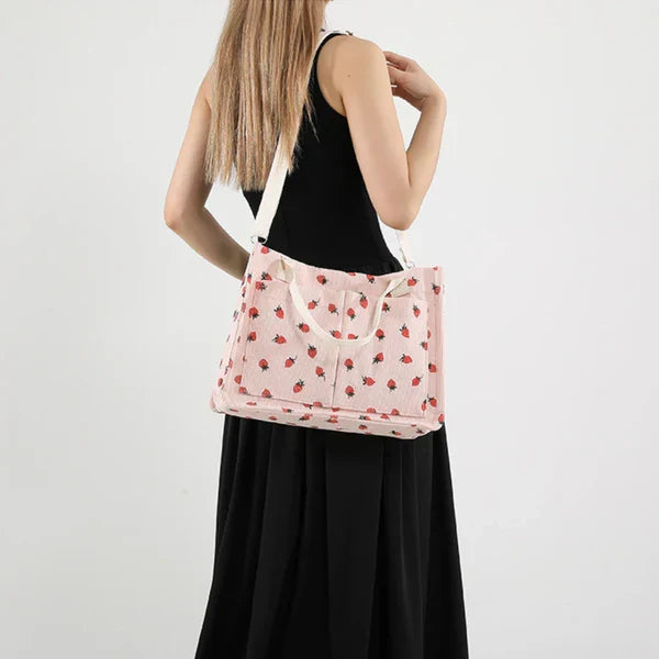 Oversized Printed Tote Bag
