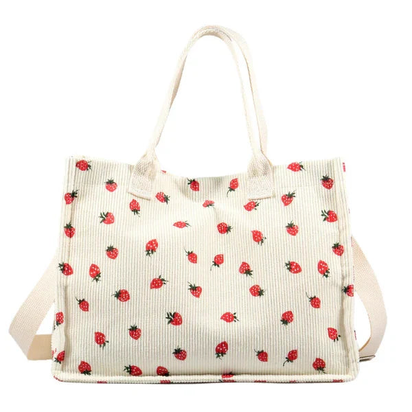 Oversized Printed Tote Bag