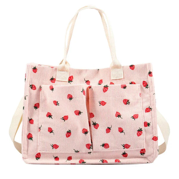 Oversized Printed Tote Bag